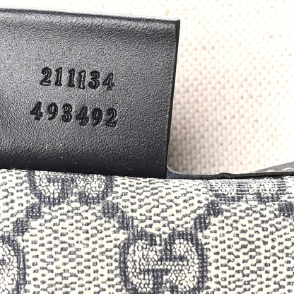 Gucci GG Plus Monogram Medium Signature Web Loop Tote Navy 7 of 10