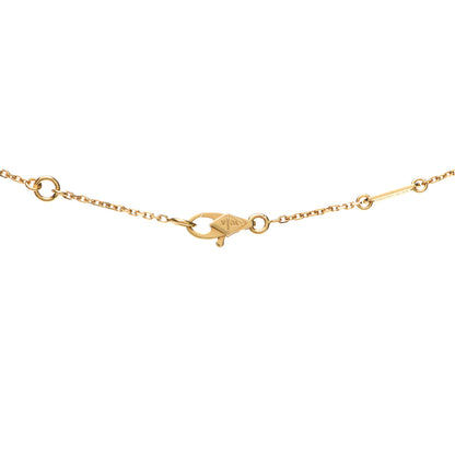 Van Cleef & Arpels 18K Yellow Gold Mother of Pearl Sweet Alhambra Pendant Necklace 4 of 5