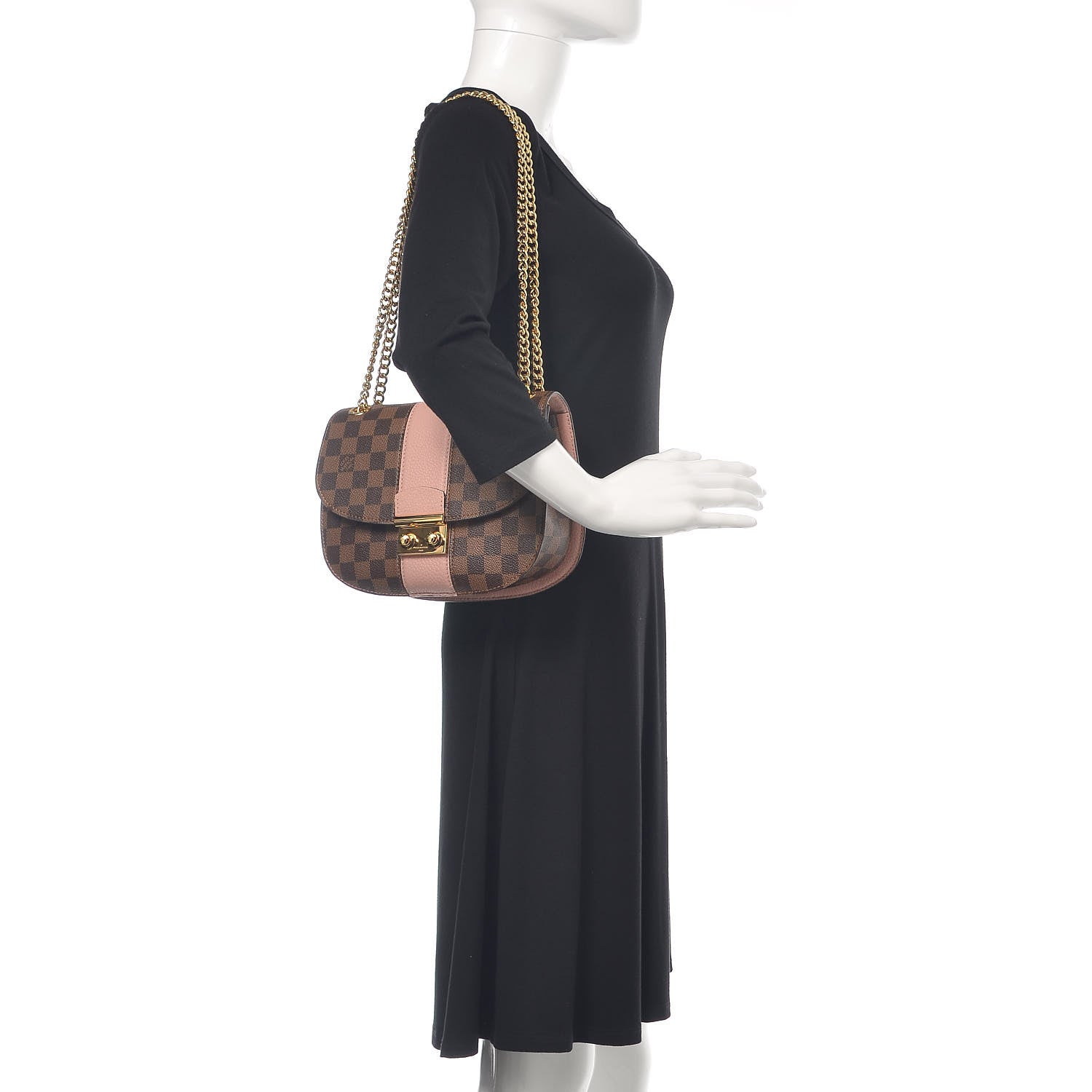 Louis Vuitton Damier Ebene Cuir Taurillon Wight Magnolia 2 of 8