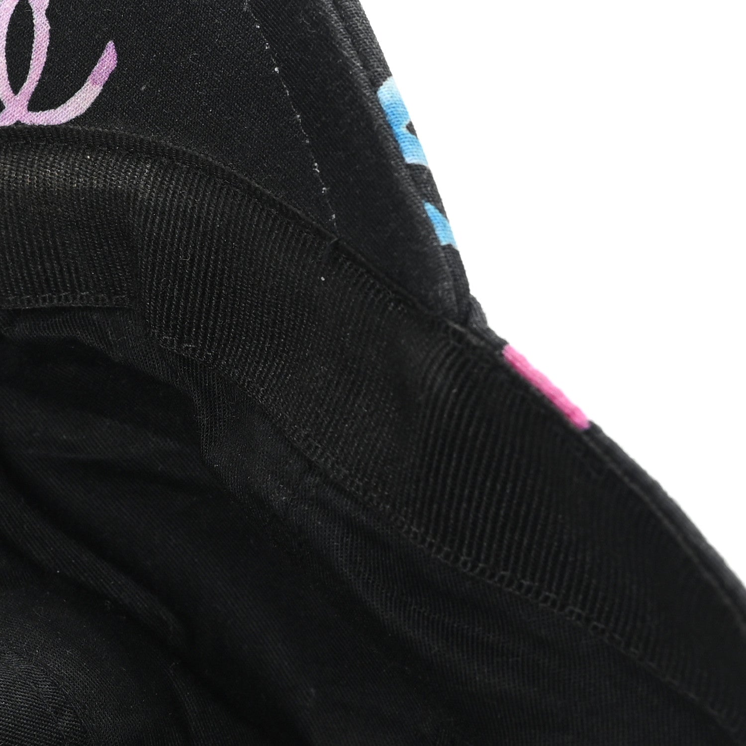 Chanel Cotton CC Cap Hat Black Multicolor 10 of 10