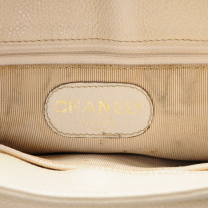 Chanel Caviar Shoulder Bag Light Beige 6 of 8