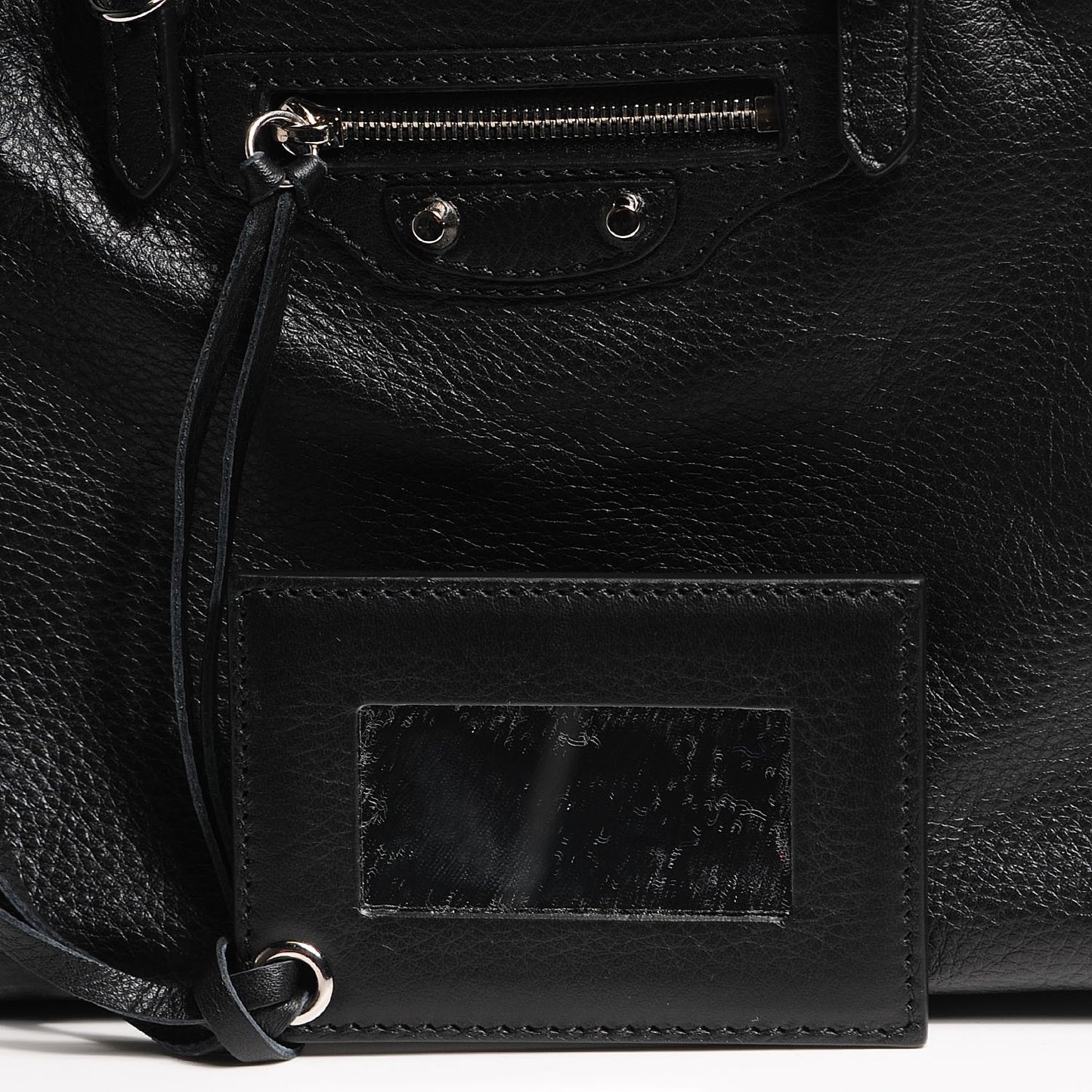 Calfskin Papier Mini A4 Tote Black