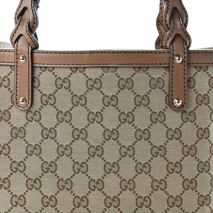 Gucci Monogram Small Craft Tote Light Brown 9 of 13
