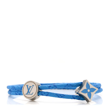 Louis Vuitton Monogram Heritage Catch It Bracelet  Blue 1 of 5