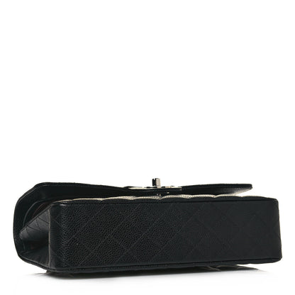Chanel Caviar Quilted Medium Double Flap Black 3 of 12