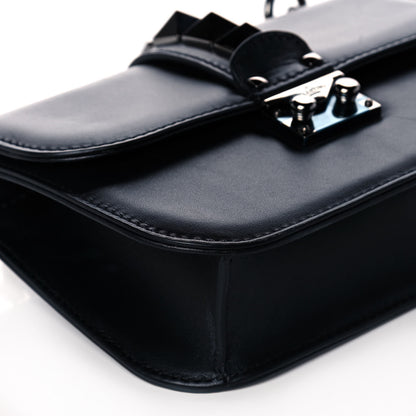 Valentino Garavani Vitello Small Glam Lock Rockstud Flap Black 9 of 10