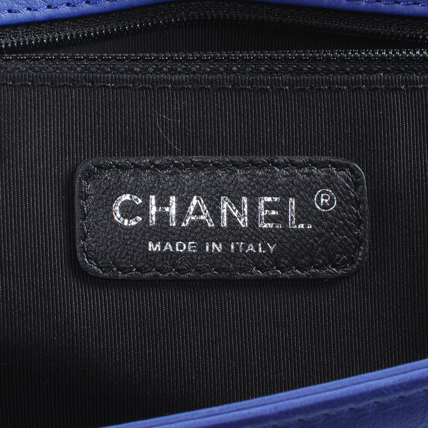 Chanel Calfskin Quilted Large Boy Flap Blue Fonce 6 of 8