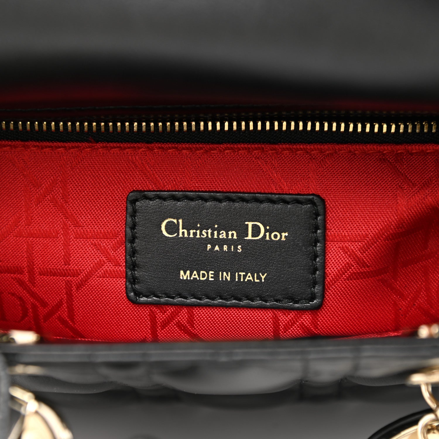 Christian Dior Lambskin Cannage Small My ABCDior Lady Dior Black 6 of 12