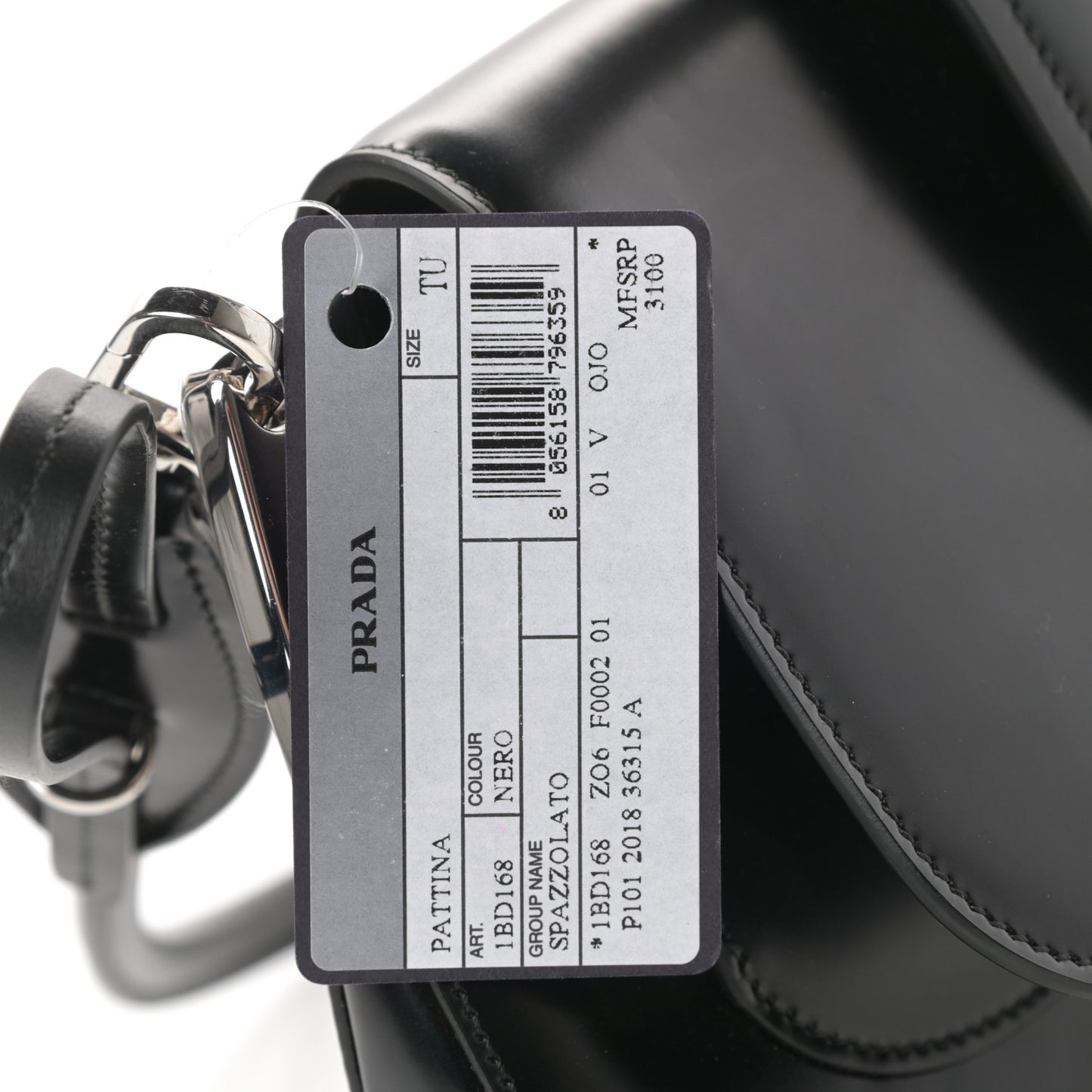 Spazzolato Sidonie Shoulder Bag Black