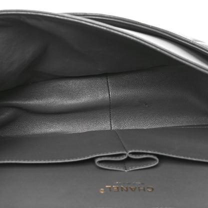 Chanel Lambskin Quilted Jumbo Double Flap Dark Grey 5 of 10