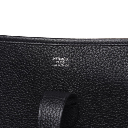 Hermes Togo Evelyne III GM Black 6 of 9
