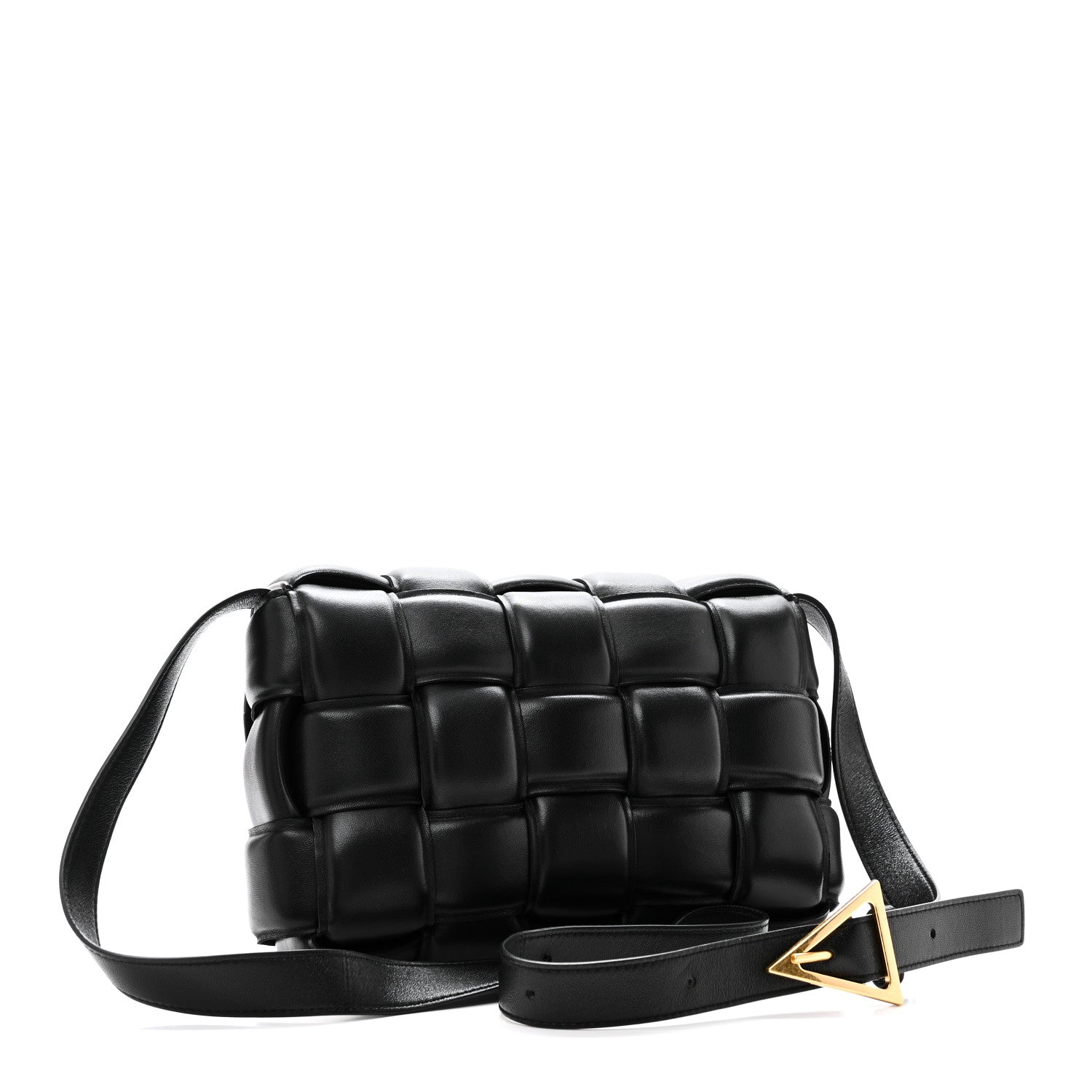 Bottega Veneta Nappa Maxi Intreccio Padded Cassette Crossbody Bag Black Black 3 of 10