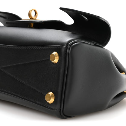 Balenciaga Smooth Calfskin Mini Bel Air Carry All Bag Black 9 of 9