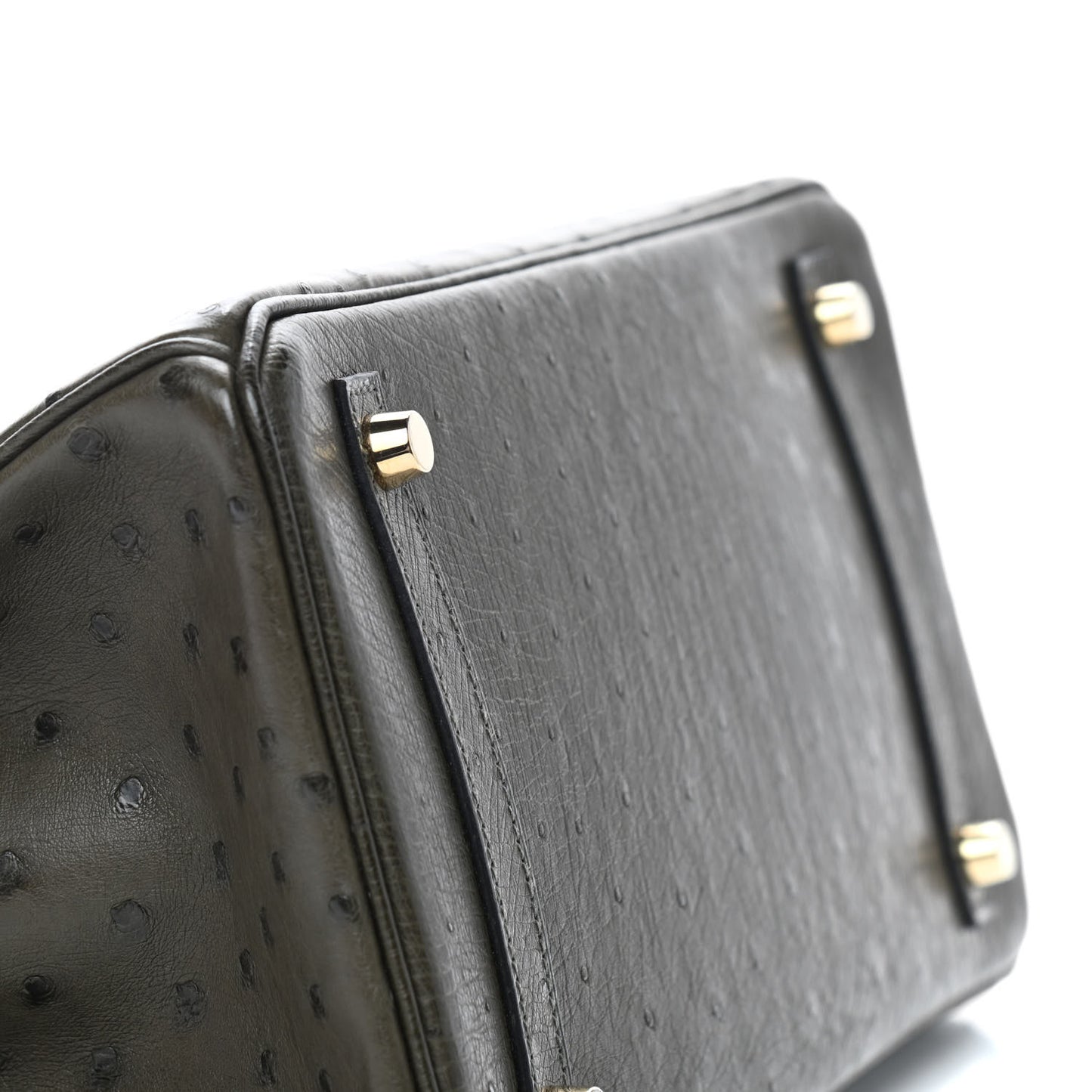 Ostrich Birkin 30 Vert Olive