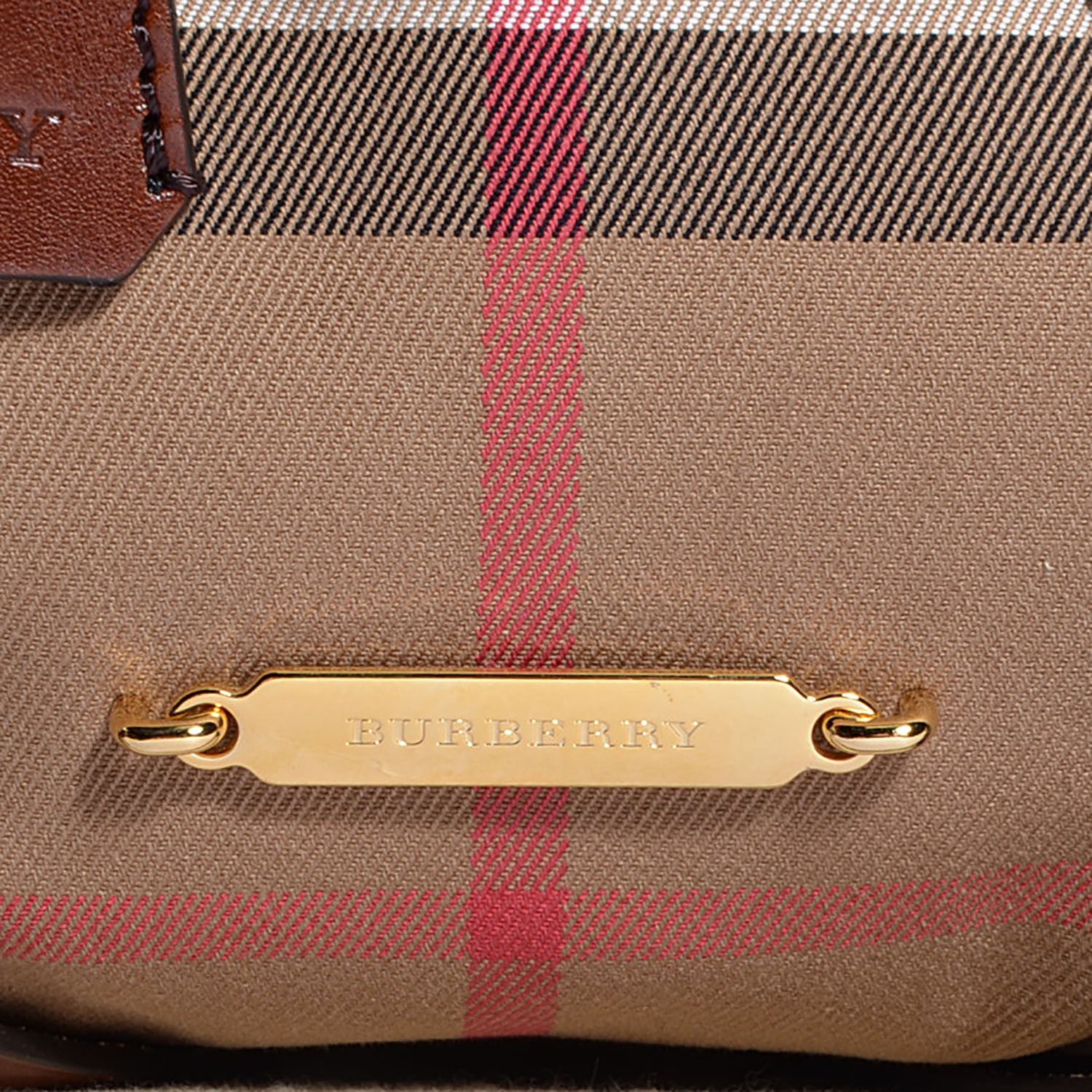 Burberry House Check Small Gladstone Gold Freesia 14 of 14