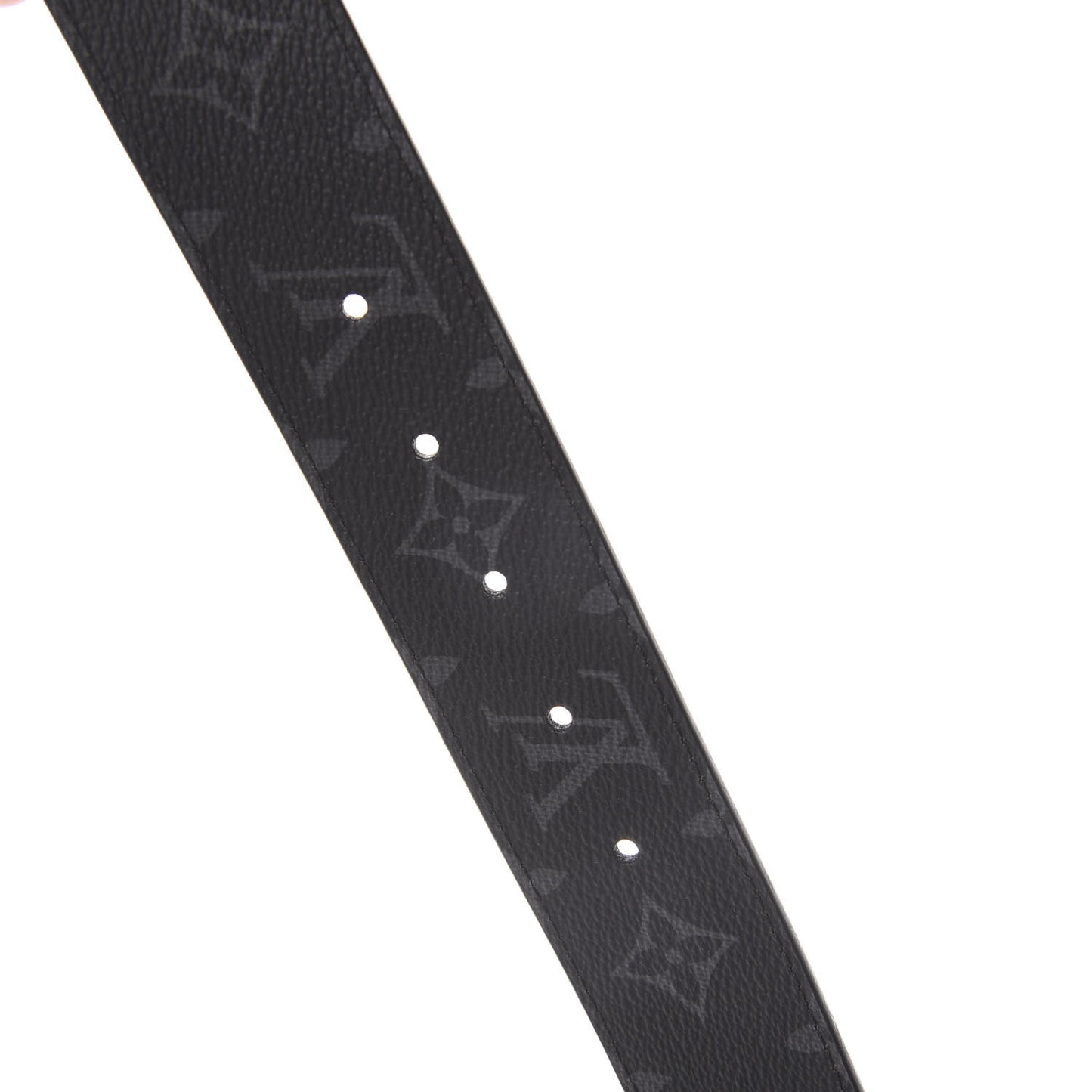 Monogram Eclipse Taigarama 40mm LV Initiales Reversible Belt 85 34 Black