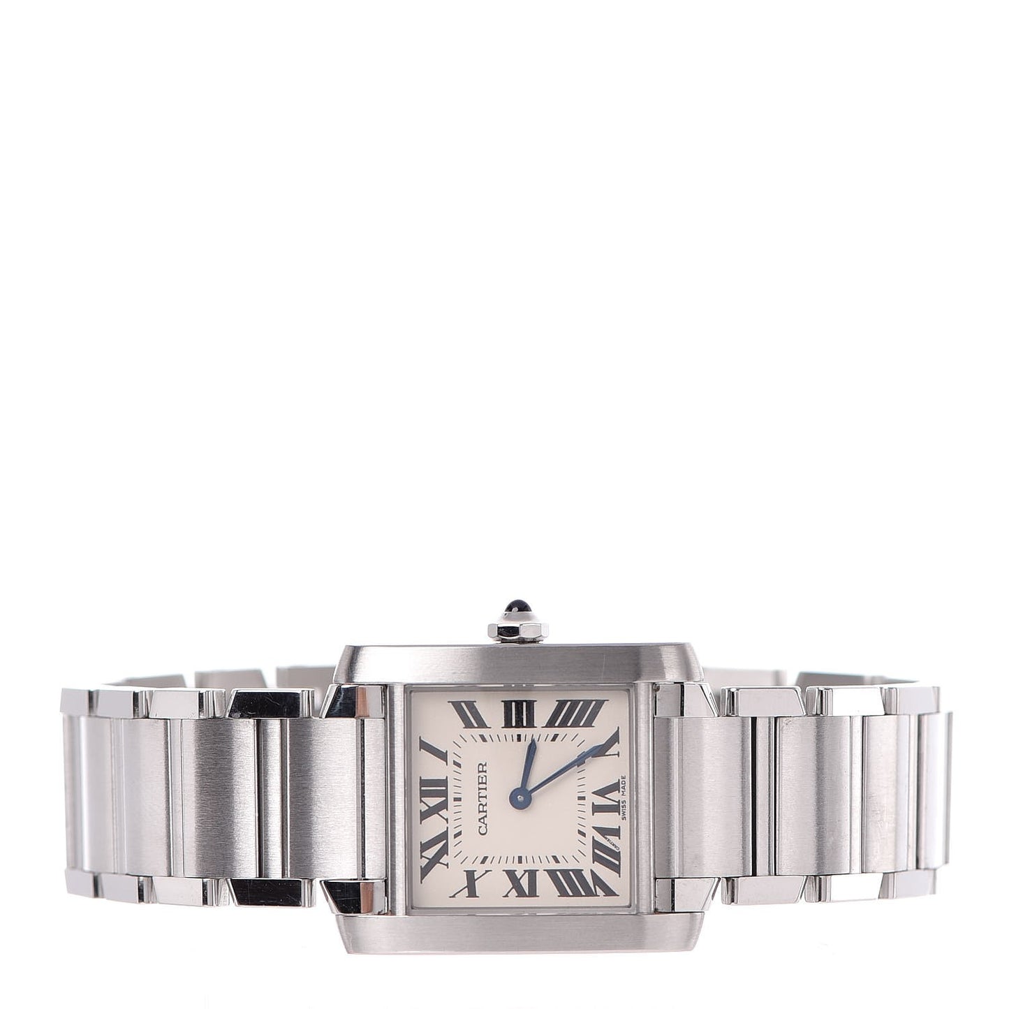 Stainless Steel 25mm Tank Francaise Quartz Watch