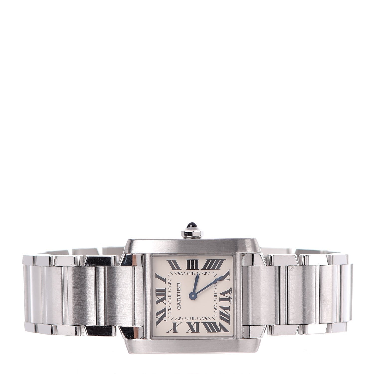 Cartier Stainless Steel 25mm Tank Francaise Quartz Watch 3 of 9