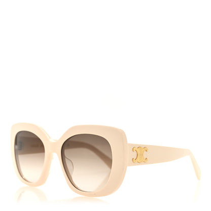 Celine Acetate Triomphe 01 Sunglasses CL 40226U White 1 of 7