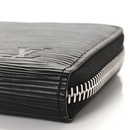 Louis Vuitton Epi Clemence Wallet Black 8 of 9