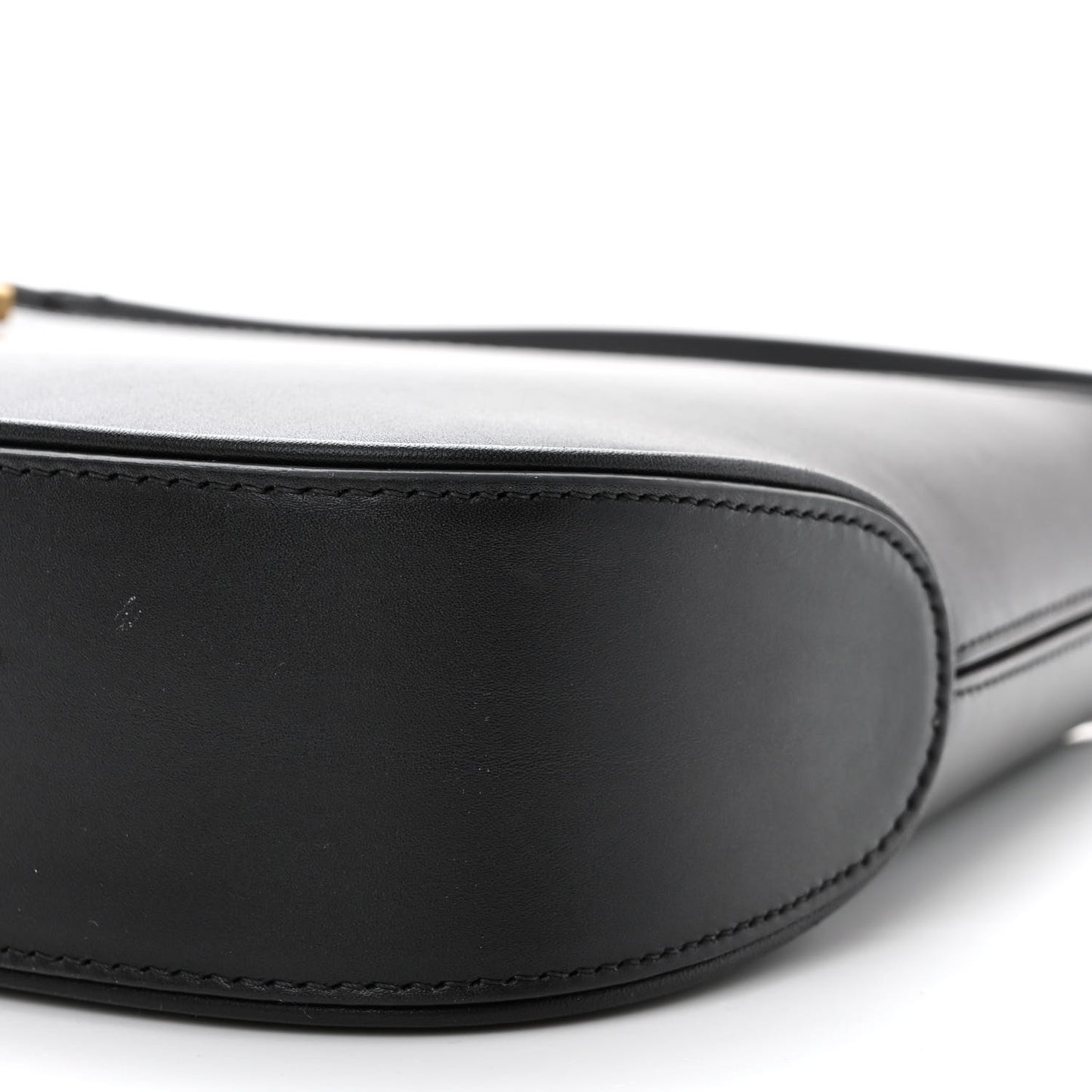 Soft Calfskin Gancini Hobo Black