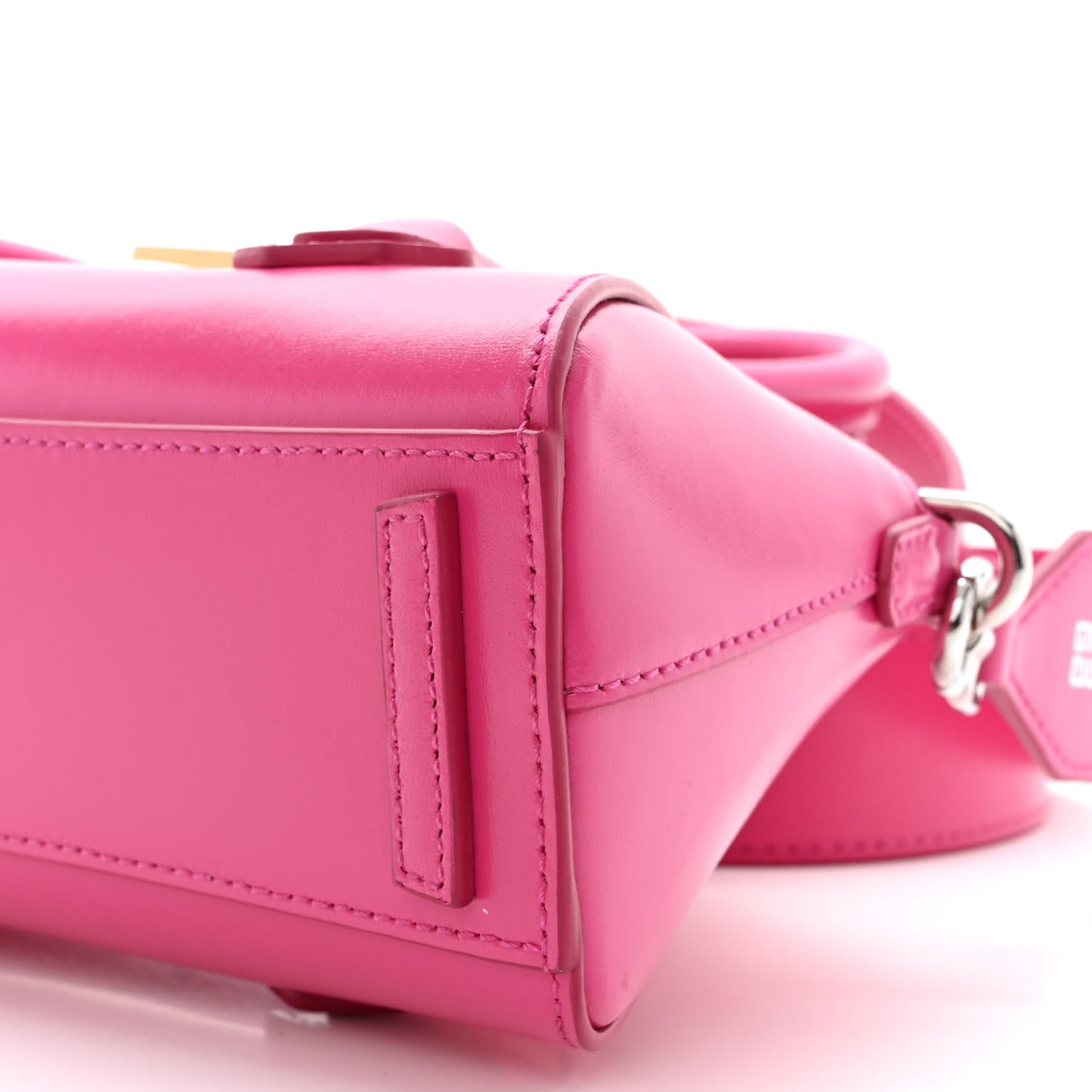Box Calfskin Mini Antigona Stretch Neon Pink