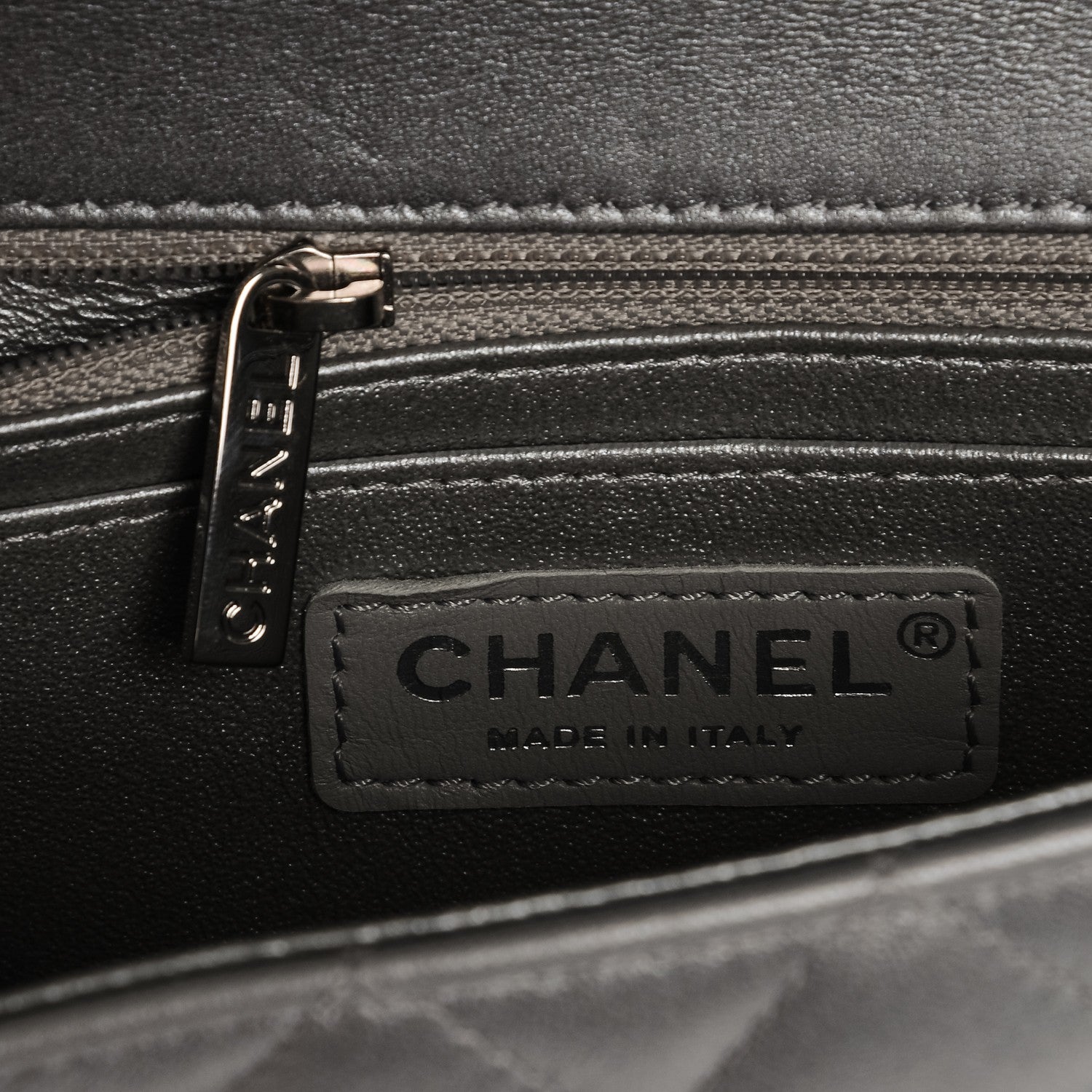 Chanel Metallic Lambskin Quilted Mini Rectangular Flap Silver 6 of 6