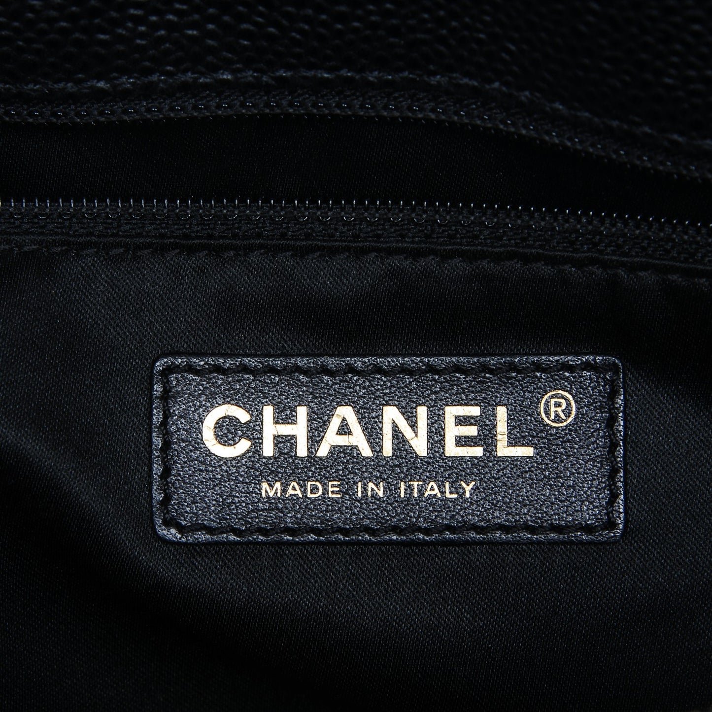 Caviar Quilted Grand Shopping Tote GST Black