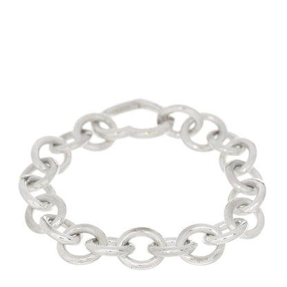 Tiffany Sterling Silver Open Heart Clasp Bracelet 2 of 3