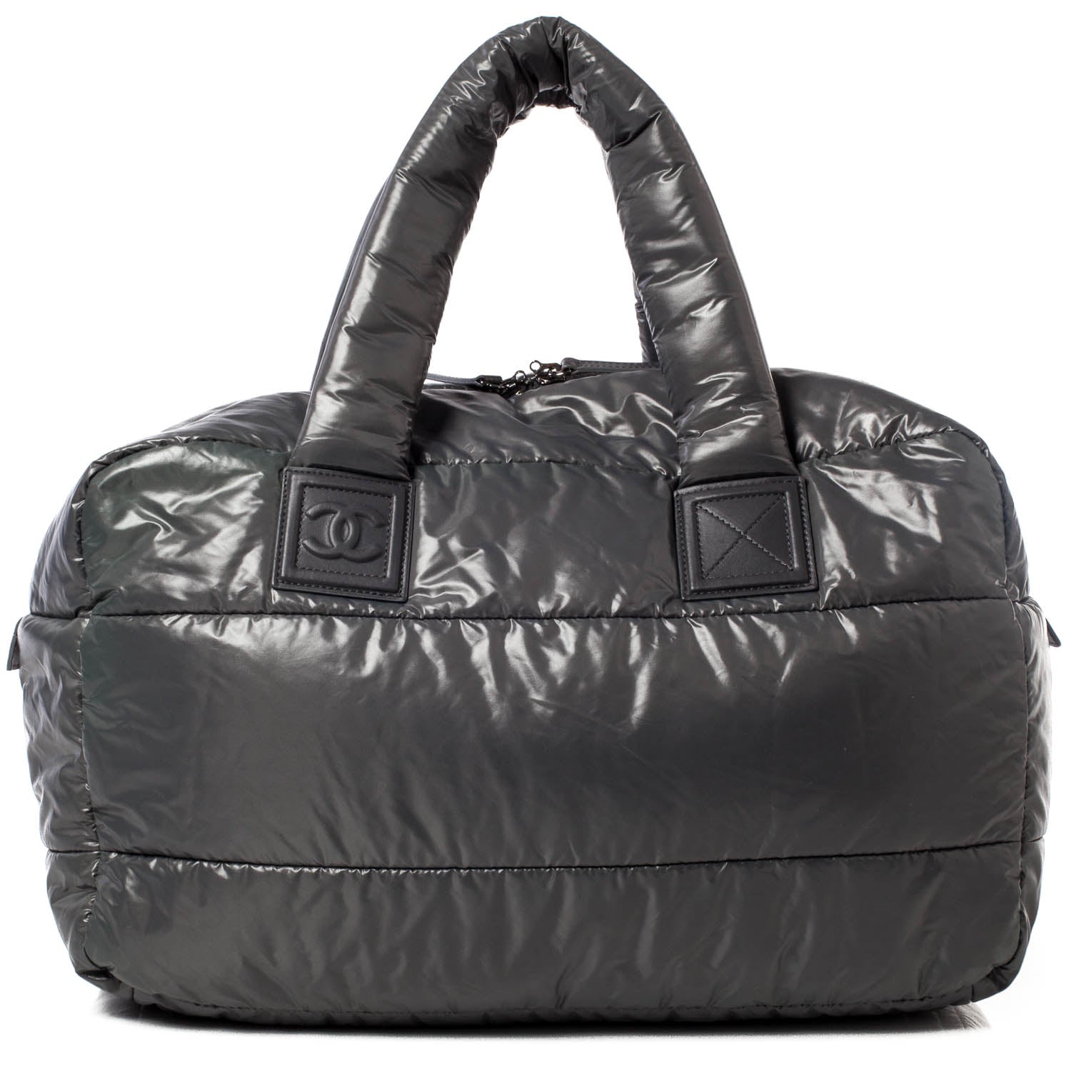 Chanel Nylon Coco Cocoon Tote Grey 1 of 10