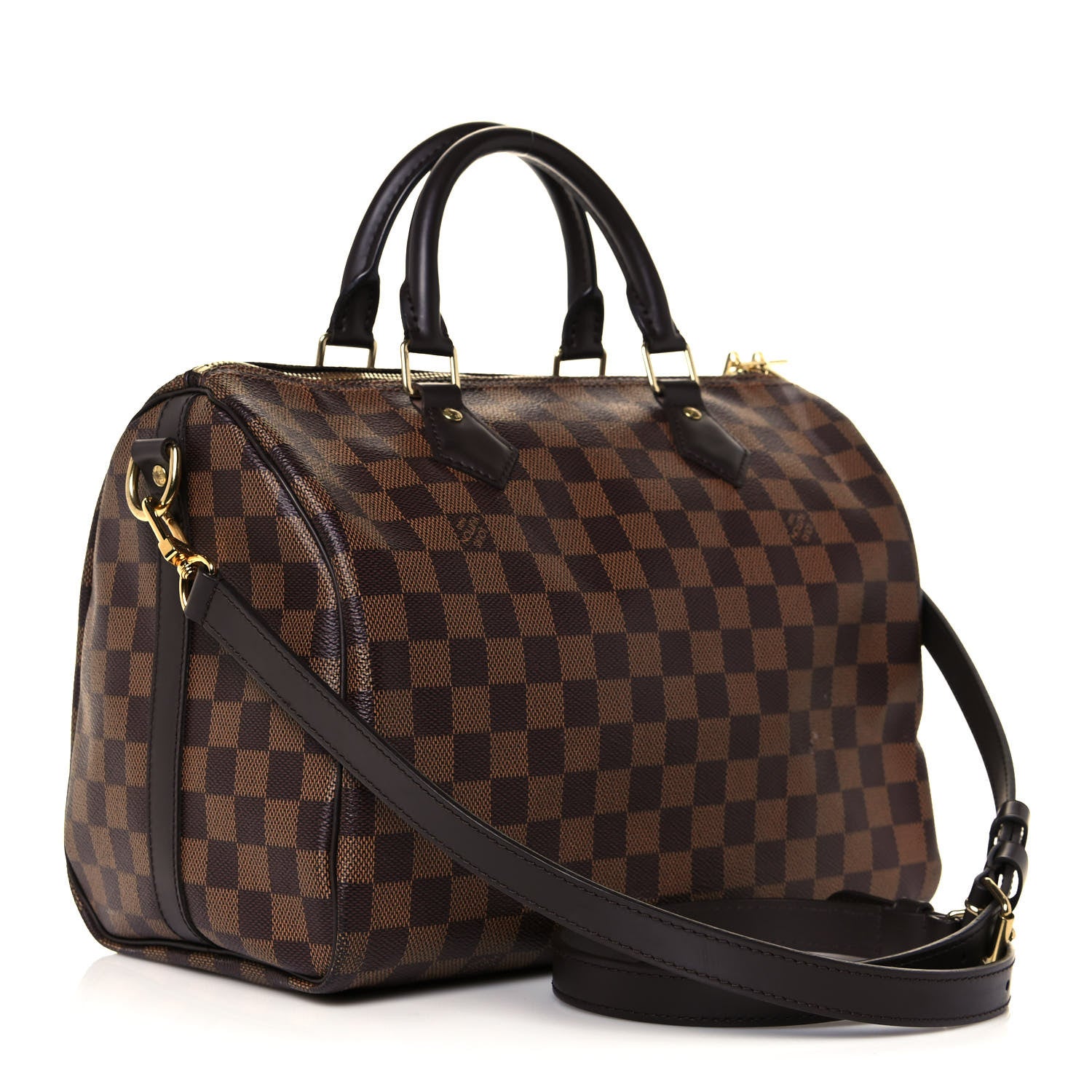 Louis Vuitton Damier Ebene Speedy Bandouliere 30 2 of 15