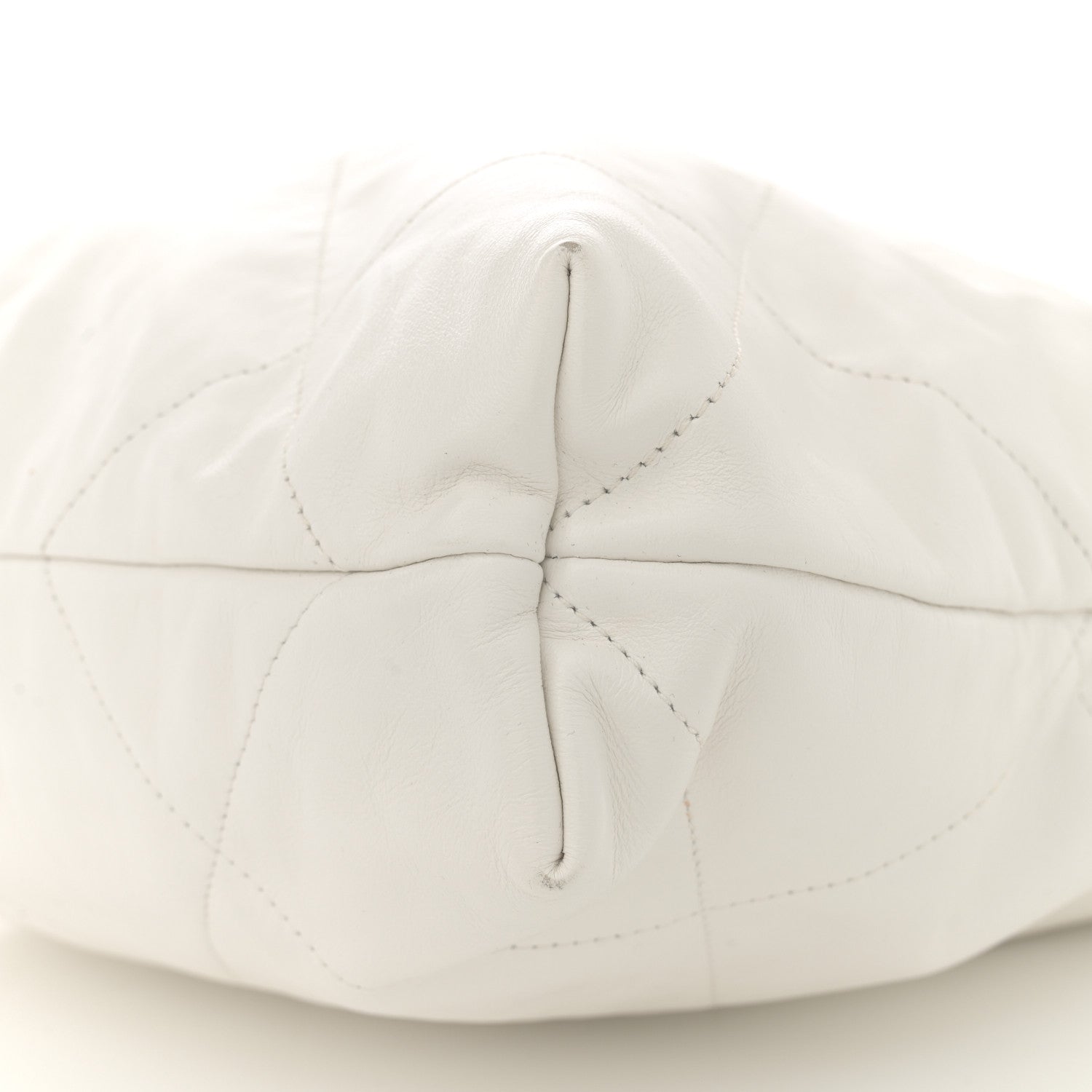Chanel Shiny Calfskin Quilted Chanel 22 White 11 of 12