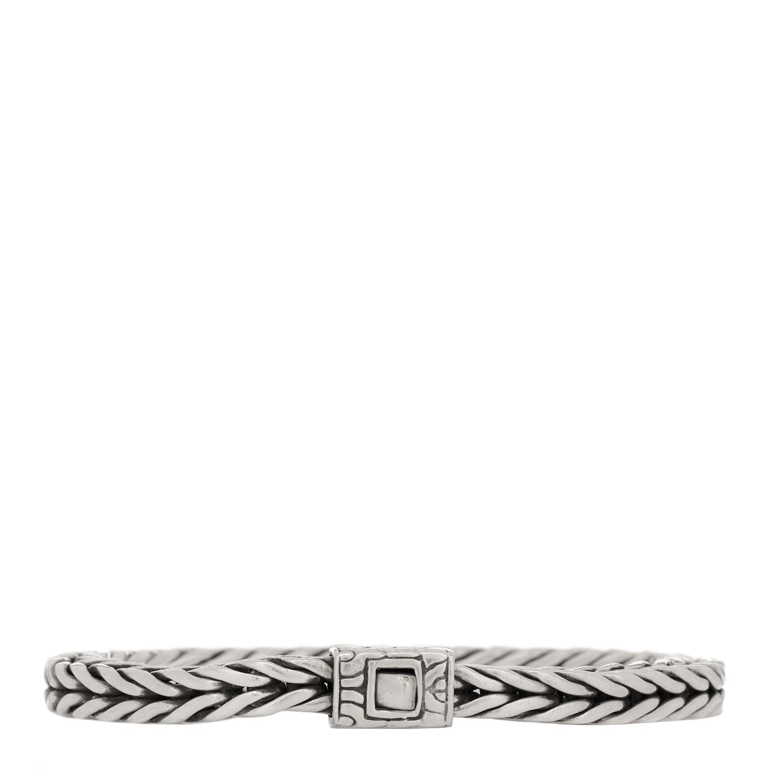 John Hardy Sterling Silver 6mm Square Classic Chain Bracelet 2 of 3