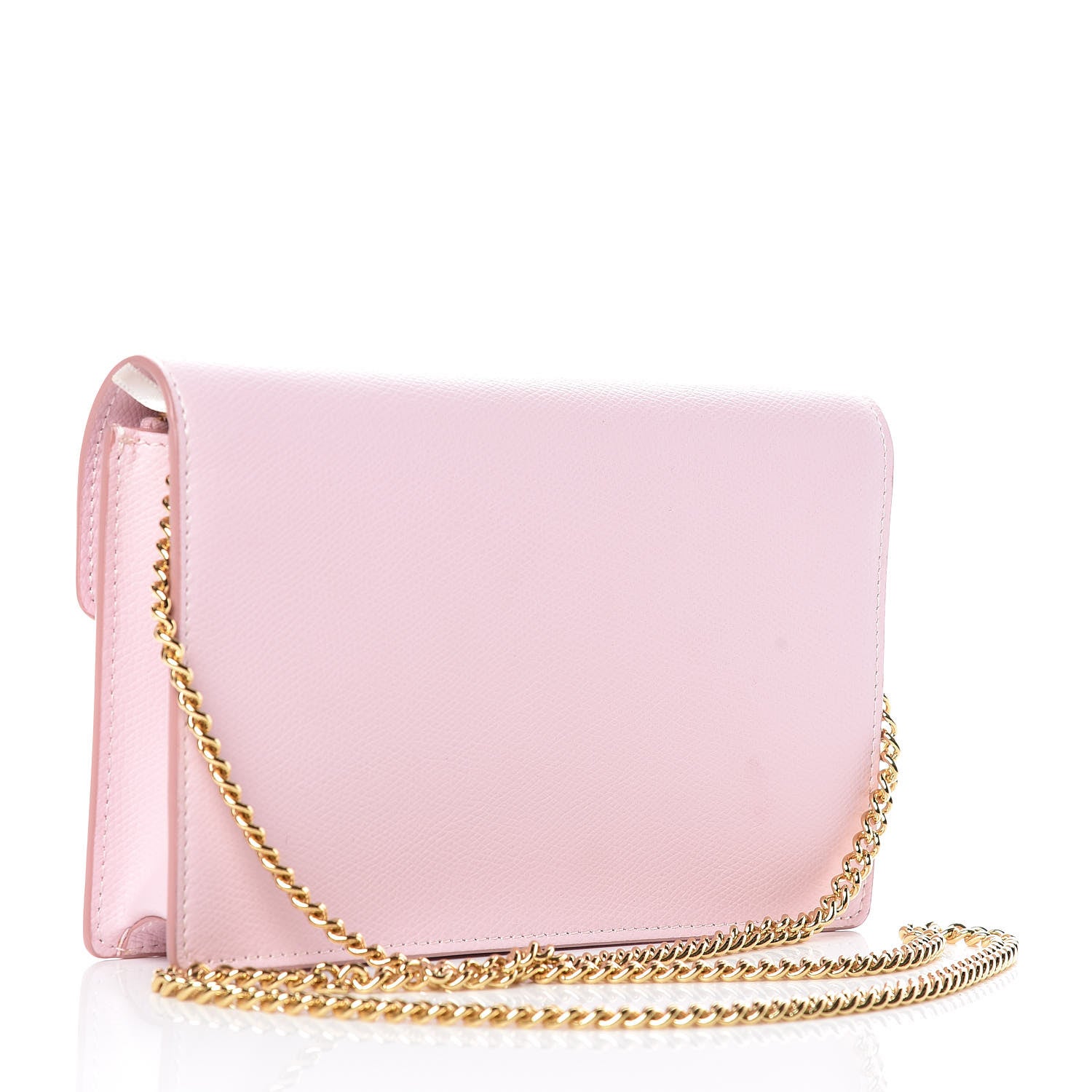 Fendi Vitello Cruise F is Fendi Medium Envelope Wallet on Chain Peonia 3 of 9