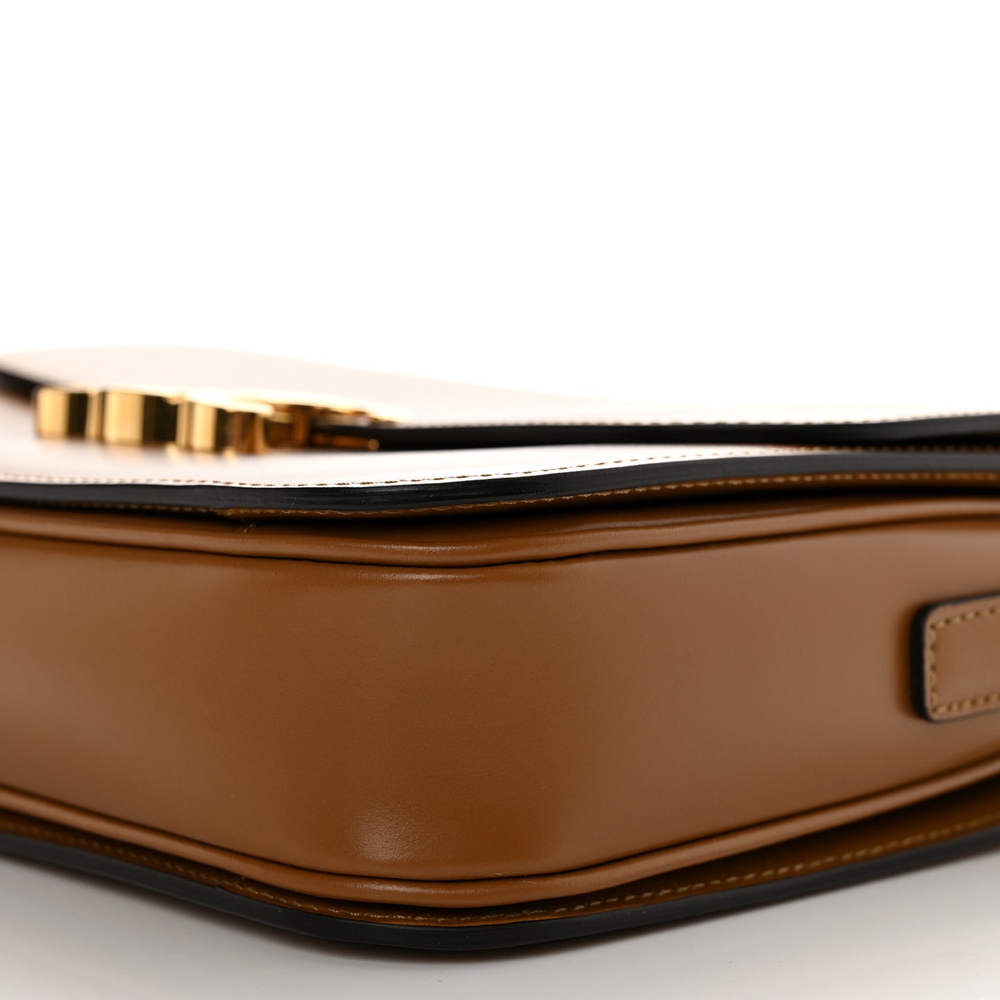 Shiny Calfskin Medium Triomphe Bronze