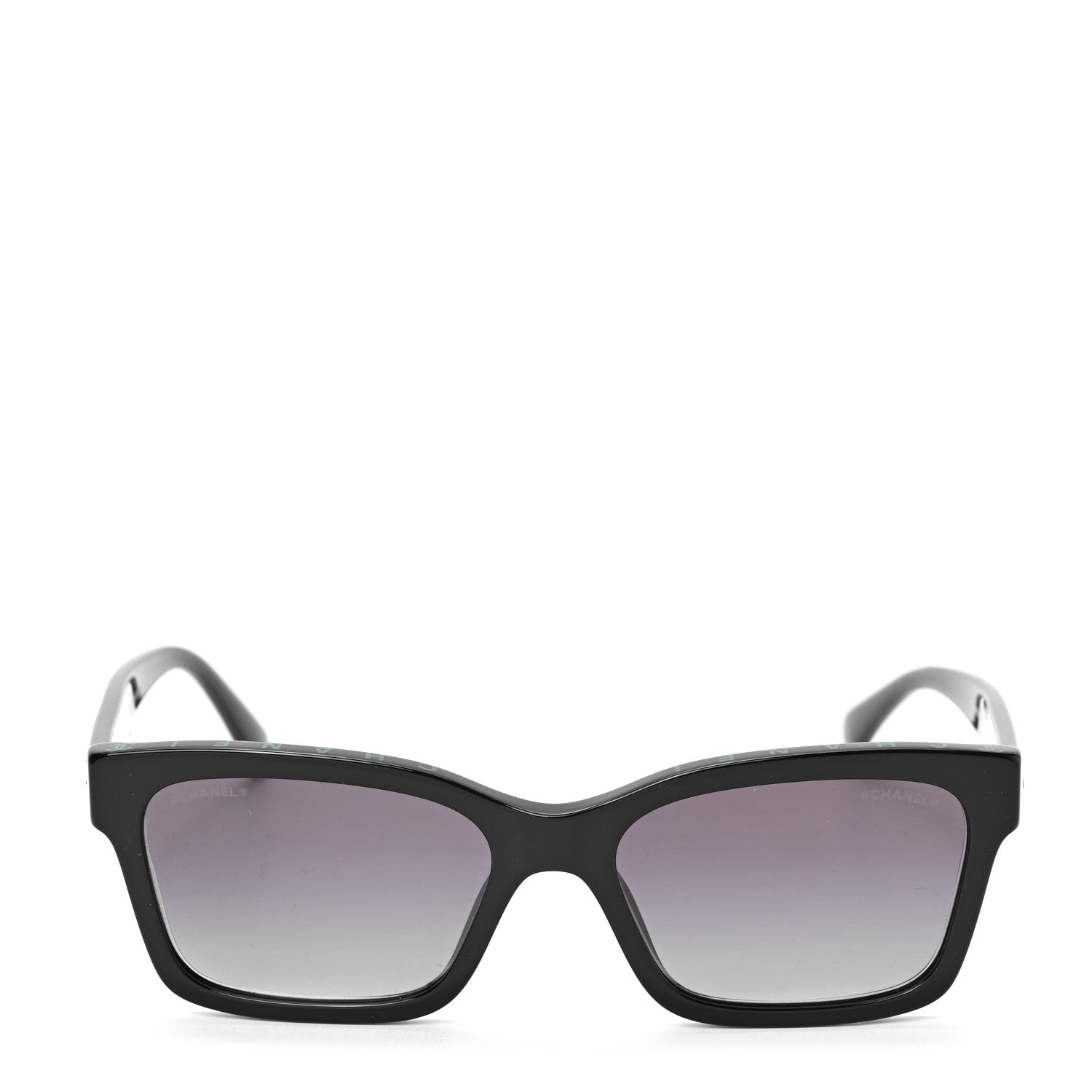 Chanel Acetate Square Sunglasses 5417 Black 2 of 6