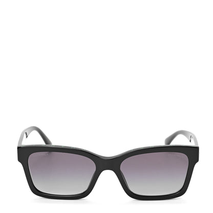 Chanel Acetate Square Sunglasses 5417 Black 2 of 6