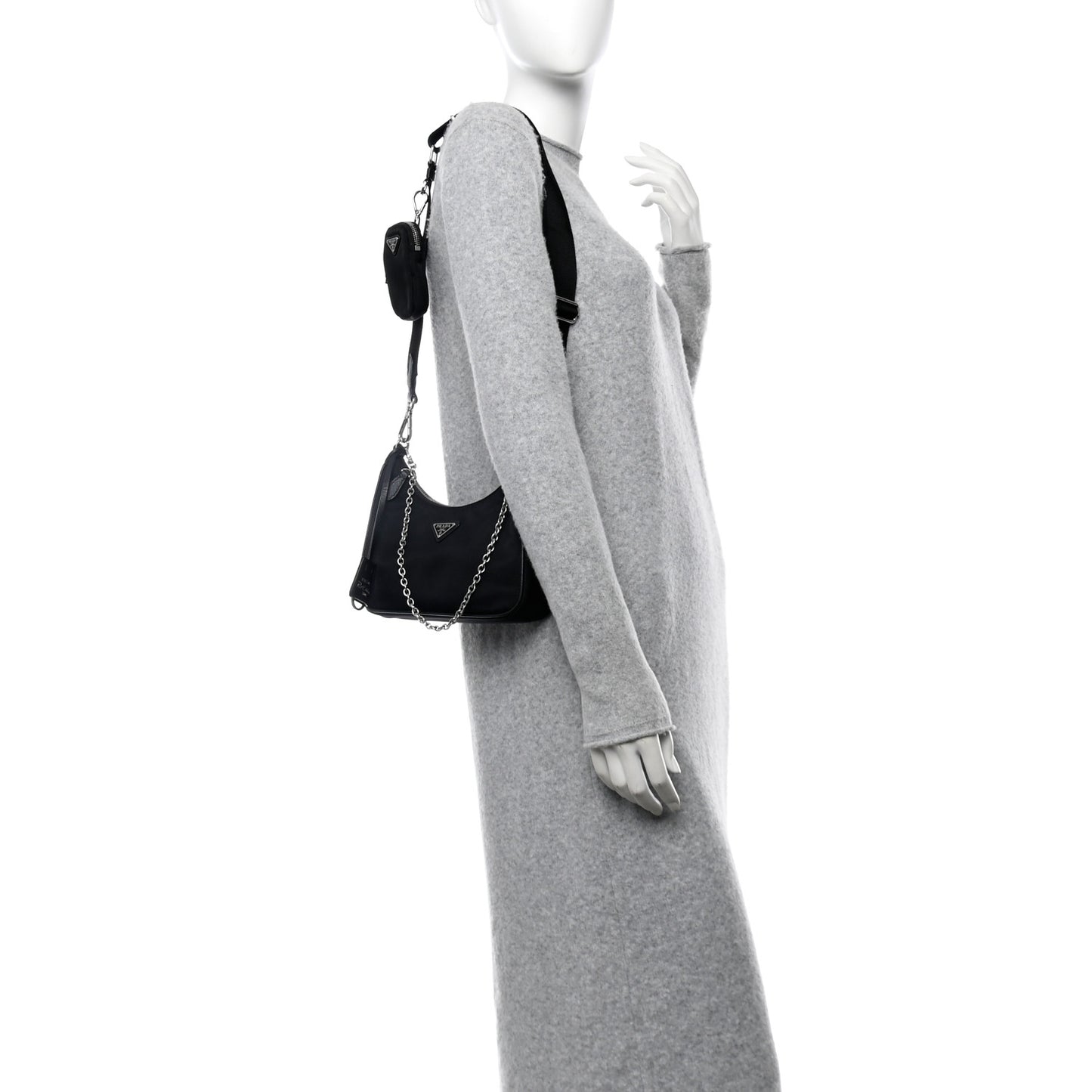 Nylon Re-Edition 2005 Shoulder Bag Black