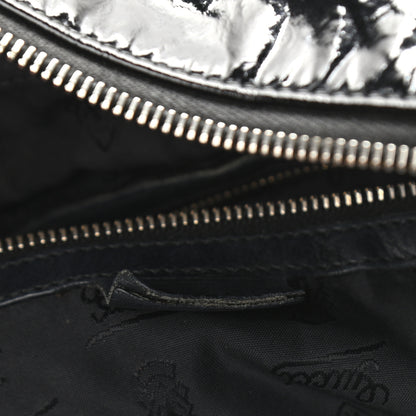 Gucci Patent Medium Hysteria Top Handle Bag Black 13 of 14