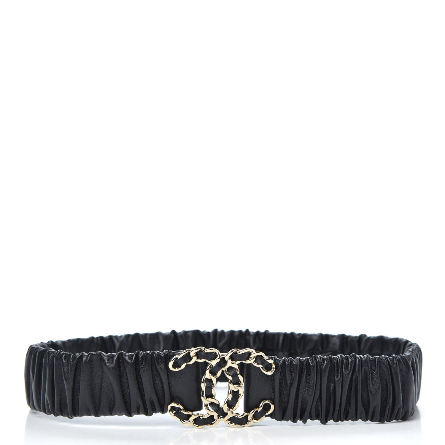Chanel Lambskin CC Belt 75 30 Black 2 of 4
