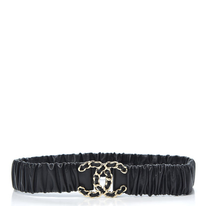 Chanel Lambskin CC Belt 75 30 Black 2 of 4