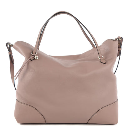 Gucci Pebbled Calfskin Large Bree Foldover Tote Pink 1 of 7