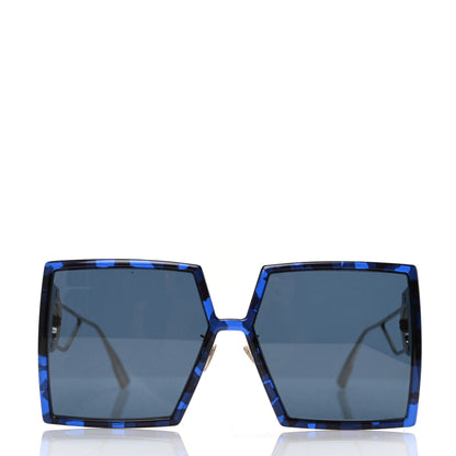 Christian Dior Acetate Square 30 Montaigne Sunglasses Blue 2 of 7