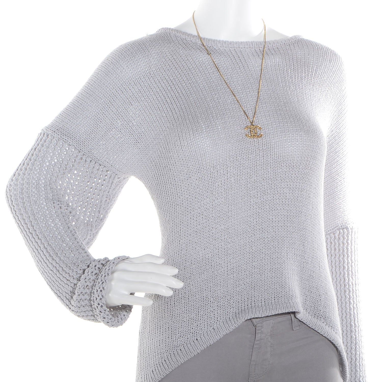 Chanel CC Chains Necklace Gold 2 of 7