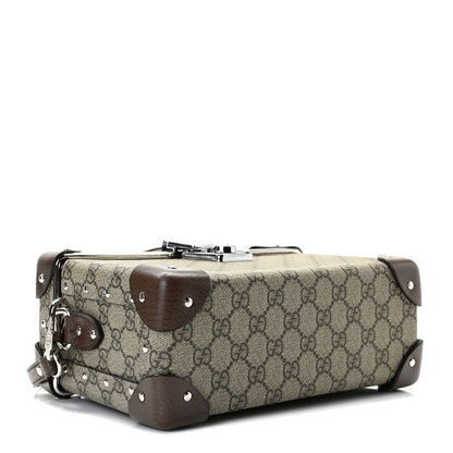 Gucci GG Supreme Monogram Globe-Trotter Beauty Case Brown 4 of 8