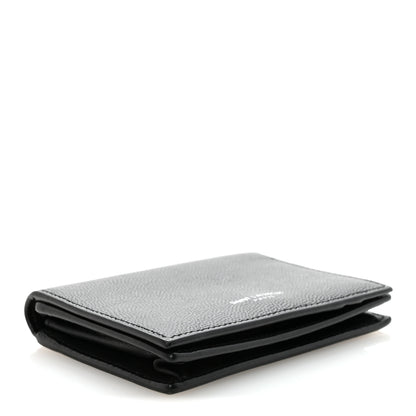 Saint Laurent Grain De Poudre Business Card Case Black 4 of 8