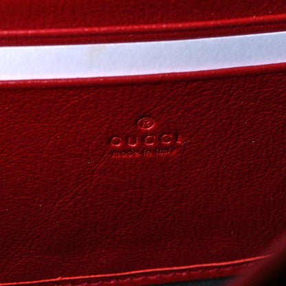 Gucci Tweed GG Monogram Mini Dionysus Chain Wallet White Black Romantic Cherry 6 of 10