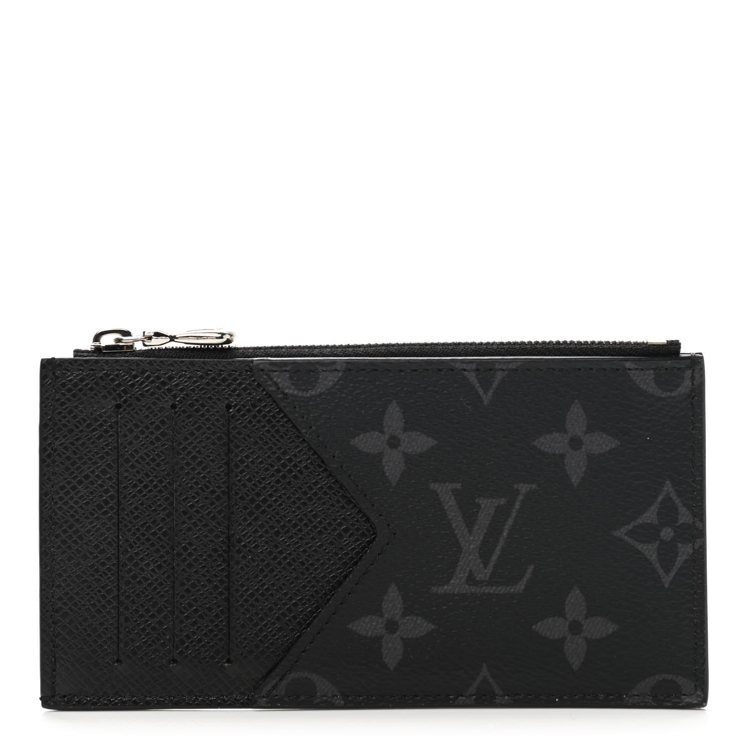 Louis Vuitton Taigarama Coin Card Holder Black 1 of 7