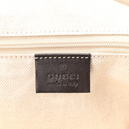 Gucci Monogram Medium Sukey Boston Bag Brown 6 of 10