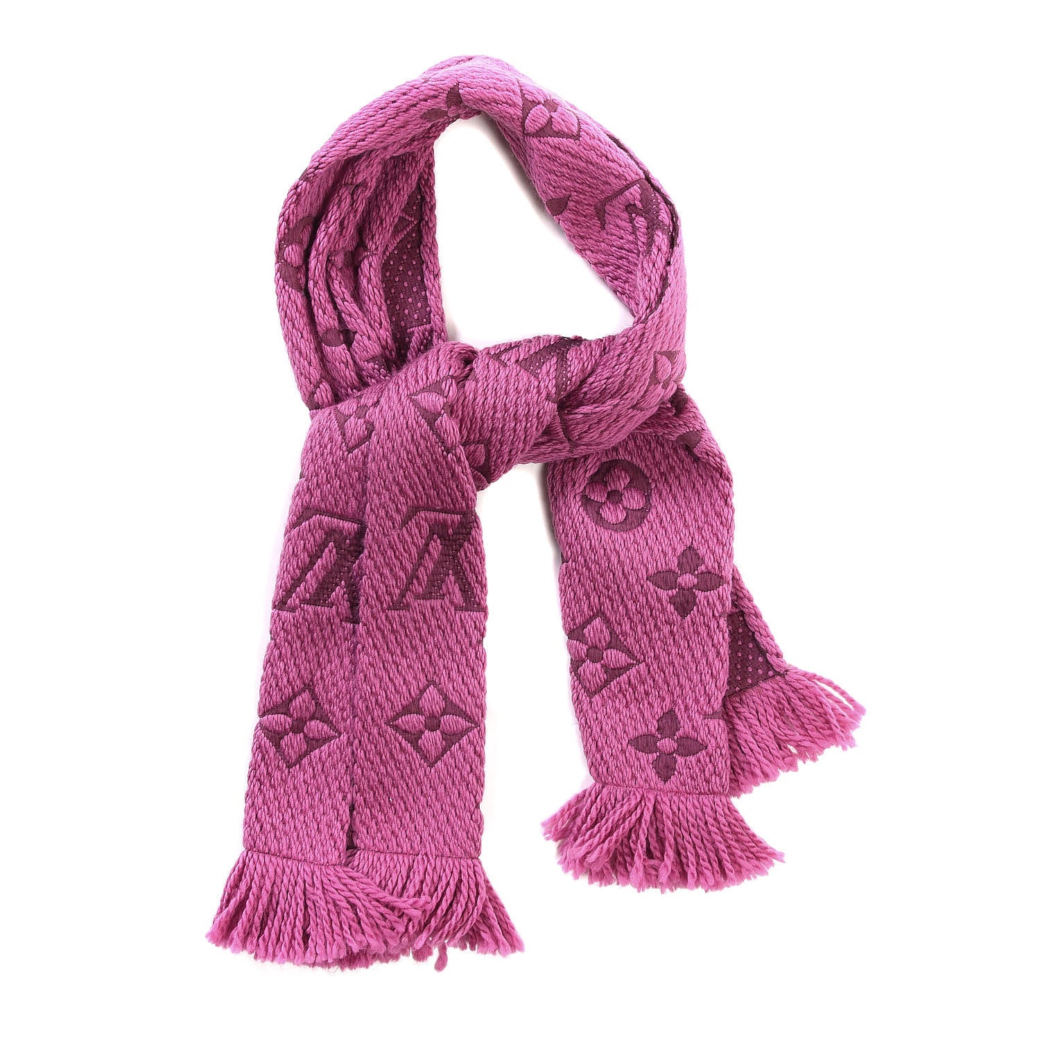 Louis Vuitton Wool Silk Logomania Scarf 1 of 6